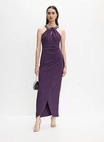 Beaded Halter Dress