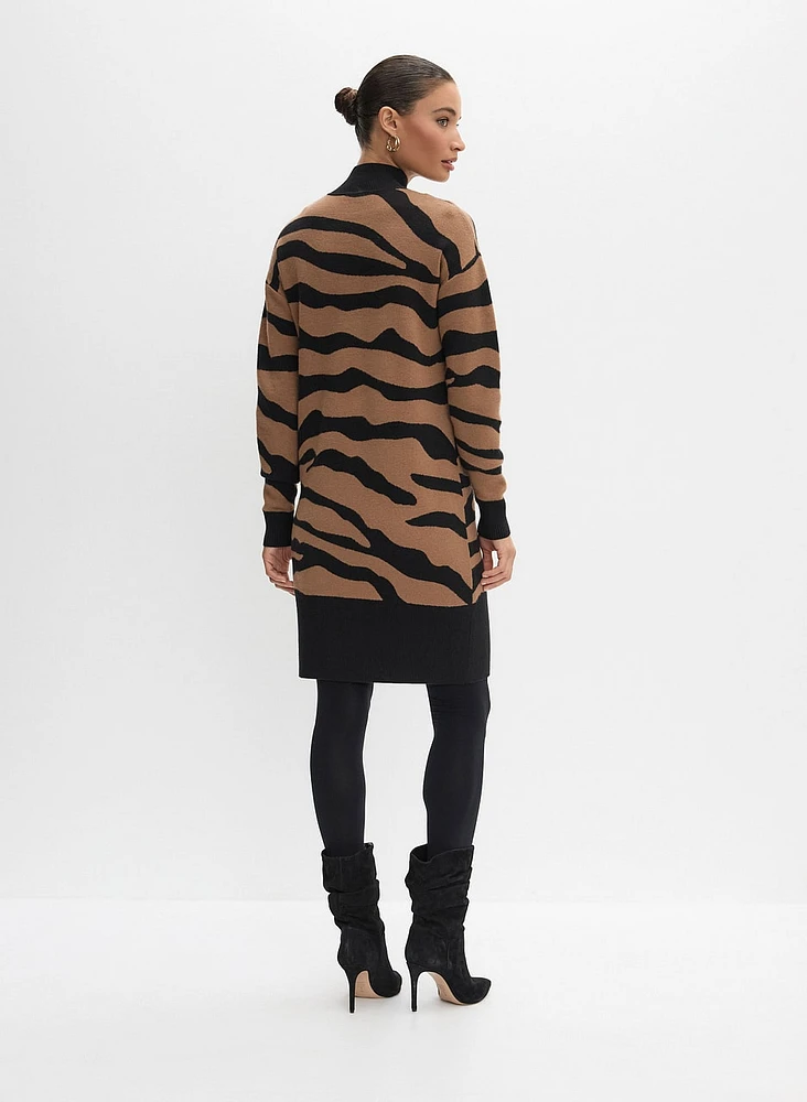 Animal Print Knit Dress