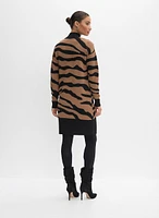 Animal Jacquard Knit Dress