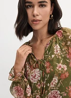 Floral Chiffon Blouse