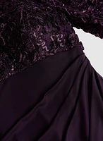 Robe à broderies soutache