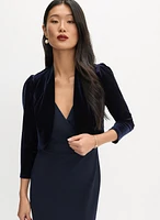 Open Velvet Bolero