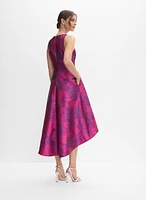 Jacquard Fit & Flare Dress