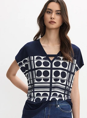 Joseph Ribkoff - Geometric Print Top