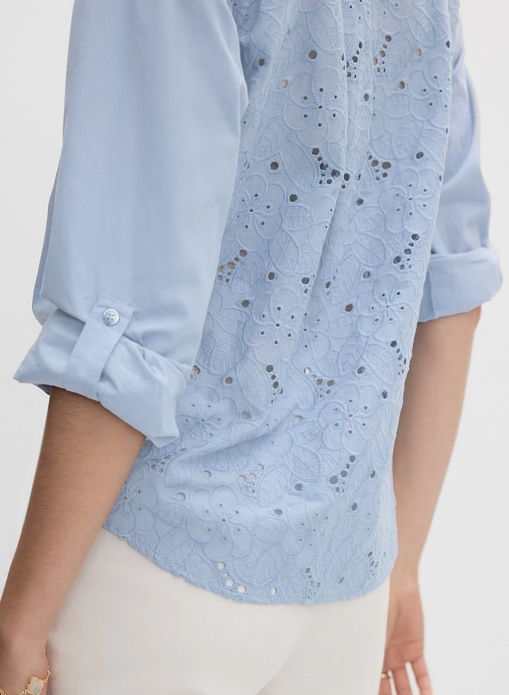 Cotton Embroidered Blouse