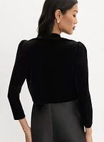 Open Velvet Bolero