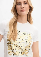 Foil Print T-Shirt
