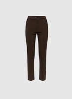 Pintuck Straight-Leg Pants