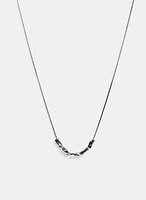 Metal Bead Pendant Necklace