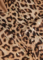 Cheetah Print Blouse