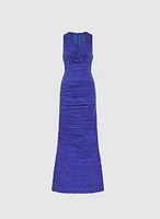 Robe en taffetas texturé