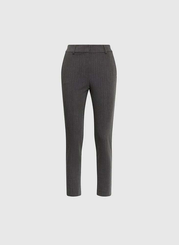 Giselle Pinstripe Slim-Leg Pants