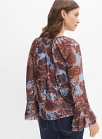 Paisley Bell Cuff Top
