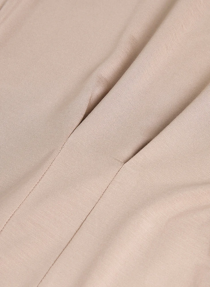 Haut-corset à manches pliées