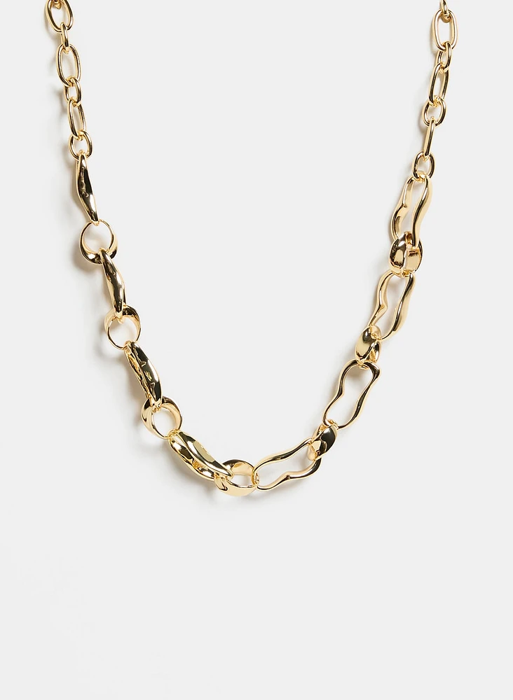 Irregular Cable Chain Necklace