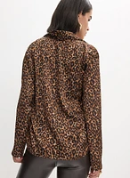 Joseph Ribkoff - Satin Leopard Print Blouse