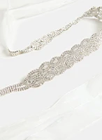 Scalloped Crystal Belt