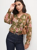 Floral Chiffon Blouse