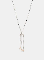 Pearl Pendant Chain Necklace