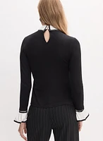 Bell Sleeve Fooler Top