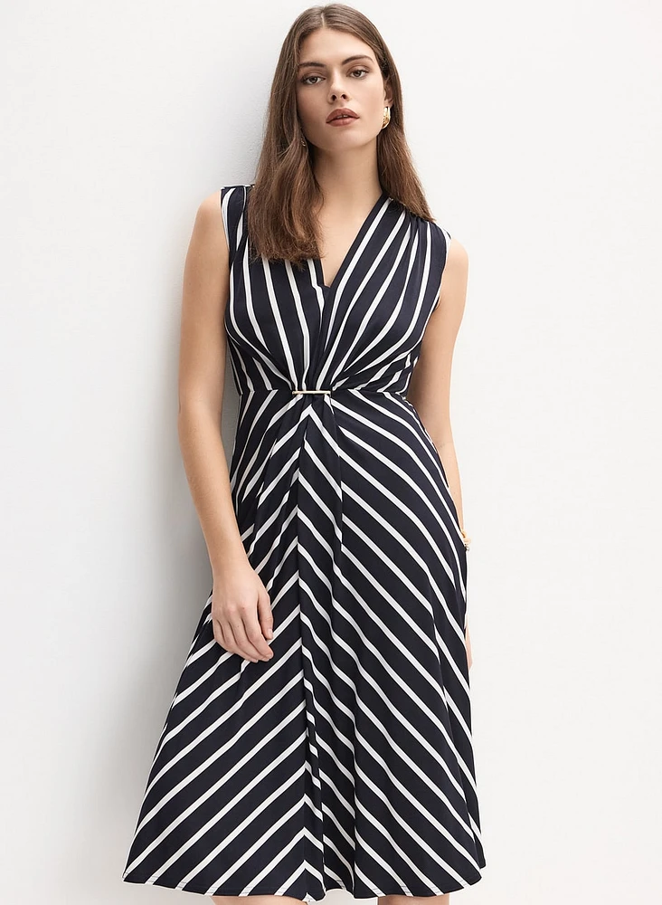 Joseph Ribkoff - Striped Jersey Dress