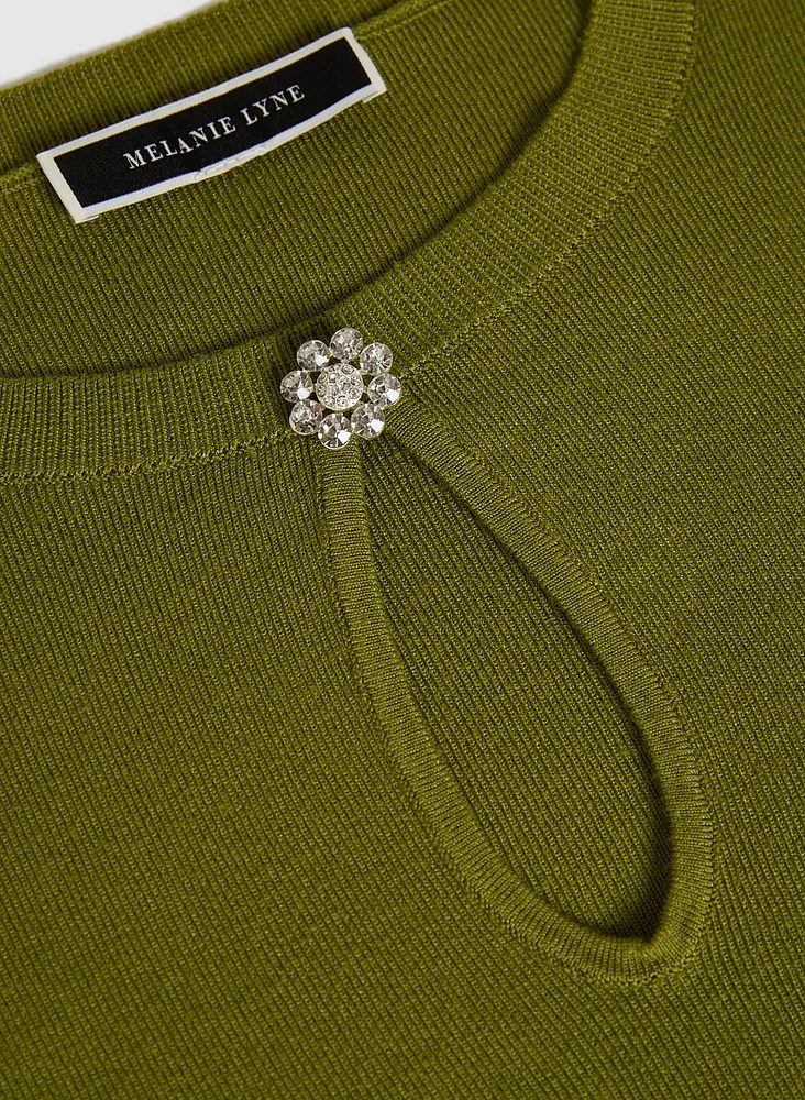 Keyhole Detail Sweater