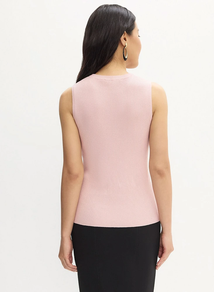 Essential Ribbed Knit Tank Top