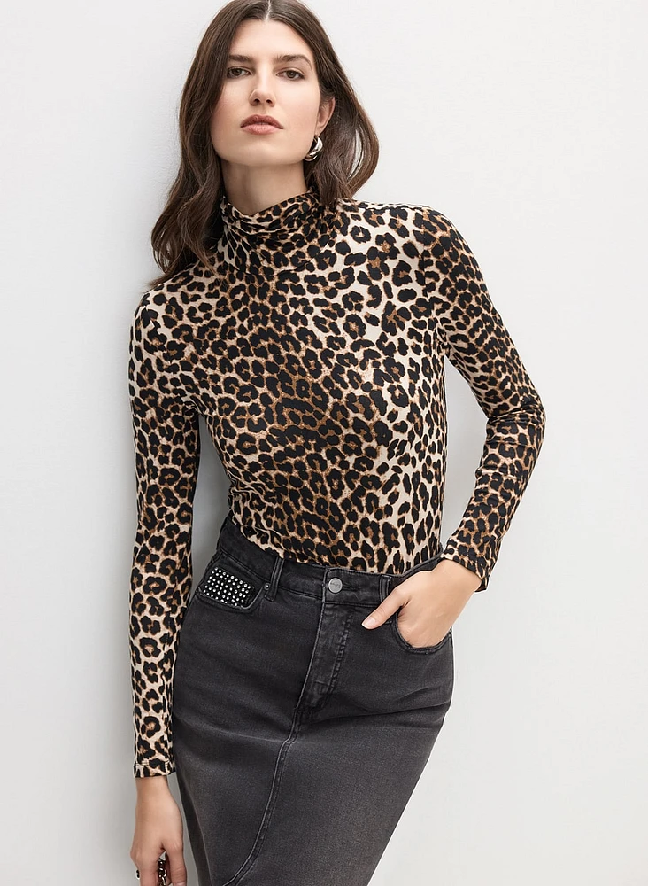 Leopard Print Top