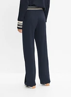 Striped Trim Knit Pants