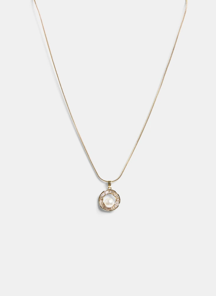 Cubic Zirconia Pendant Necklace