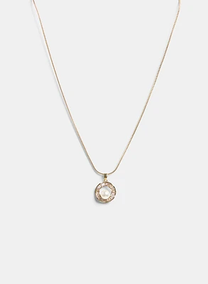 Cubic Zirconia Pendant Necklace