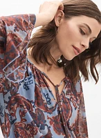 Paisley Bell Cuff Top