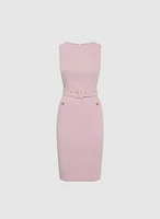 Belted Sheath Dress