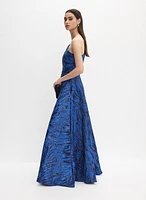 Jacquard Ballgown Dress