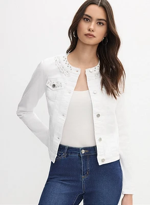 Rhinestone Denim Jacket