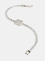 Cubic Zirconia Baguette Bracelet