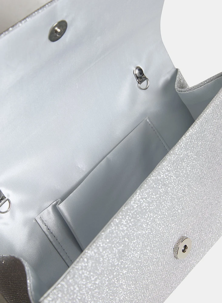 Crystal Baguette Embellished Handbag