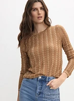 Open Knit Sweater