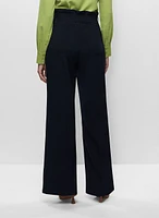 Belted Wide Leg Pants