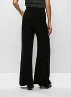 Wide Leg Pull-On Pants