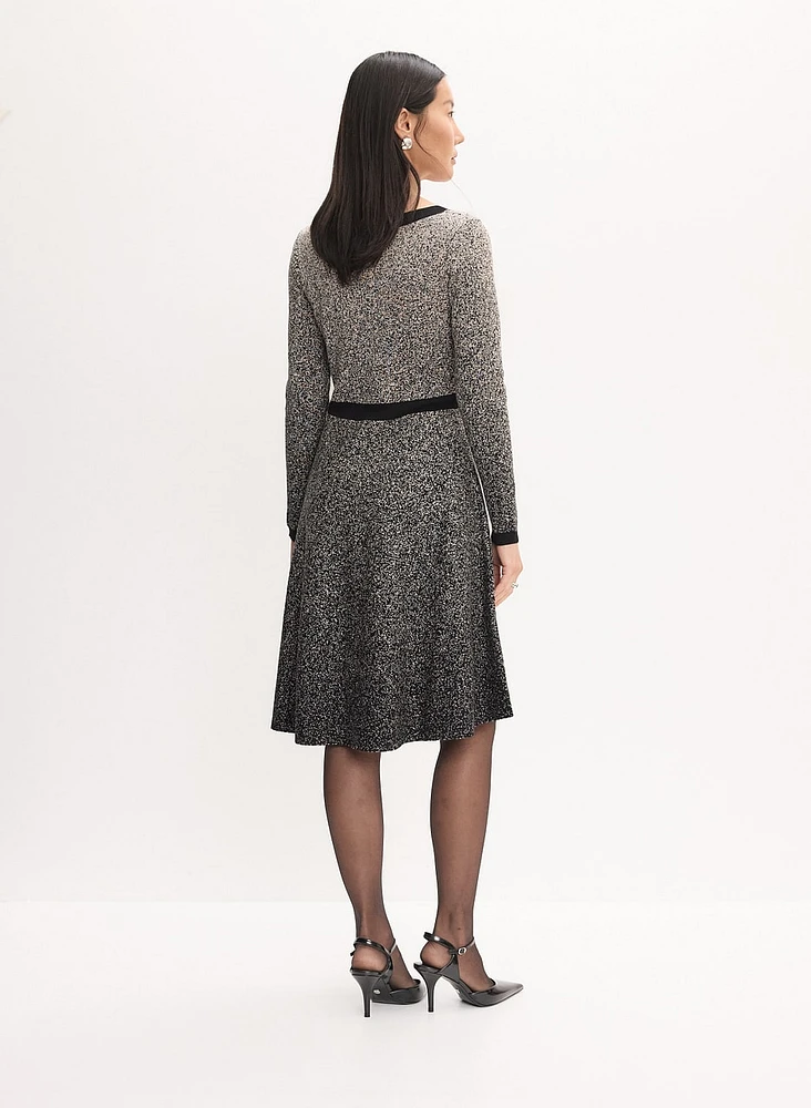 Ombre Marled Knit Dress