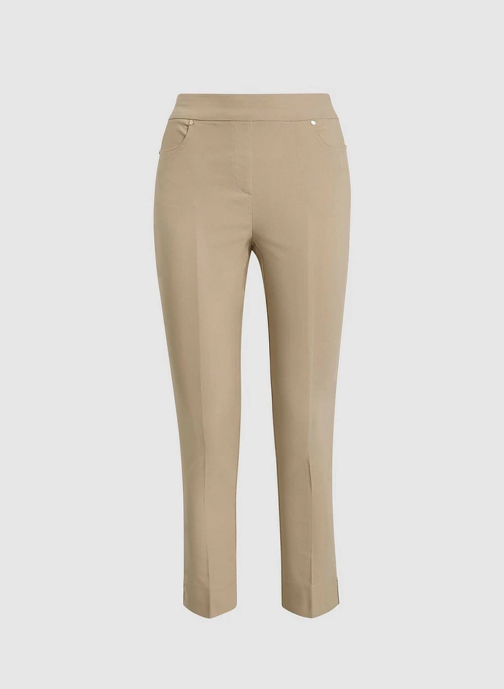 Pantalon à jambe étroite enfiler
