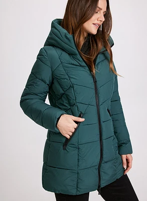 Hooded Puffer Coat