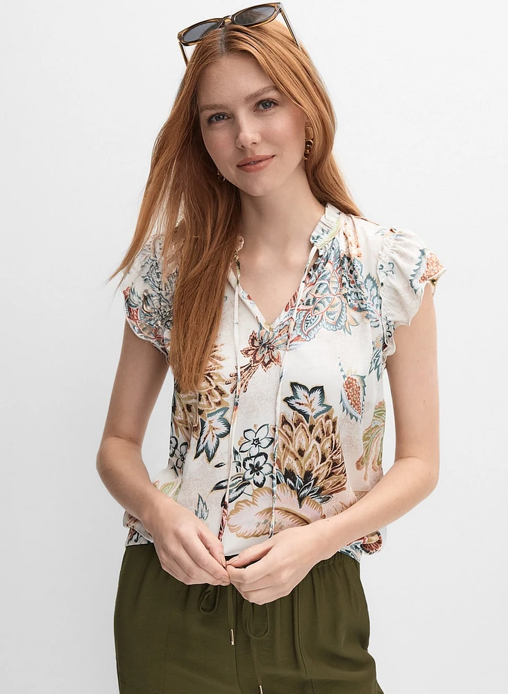Floral Paisley Blouse
