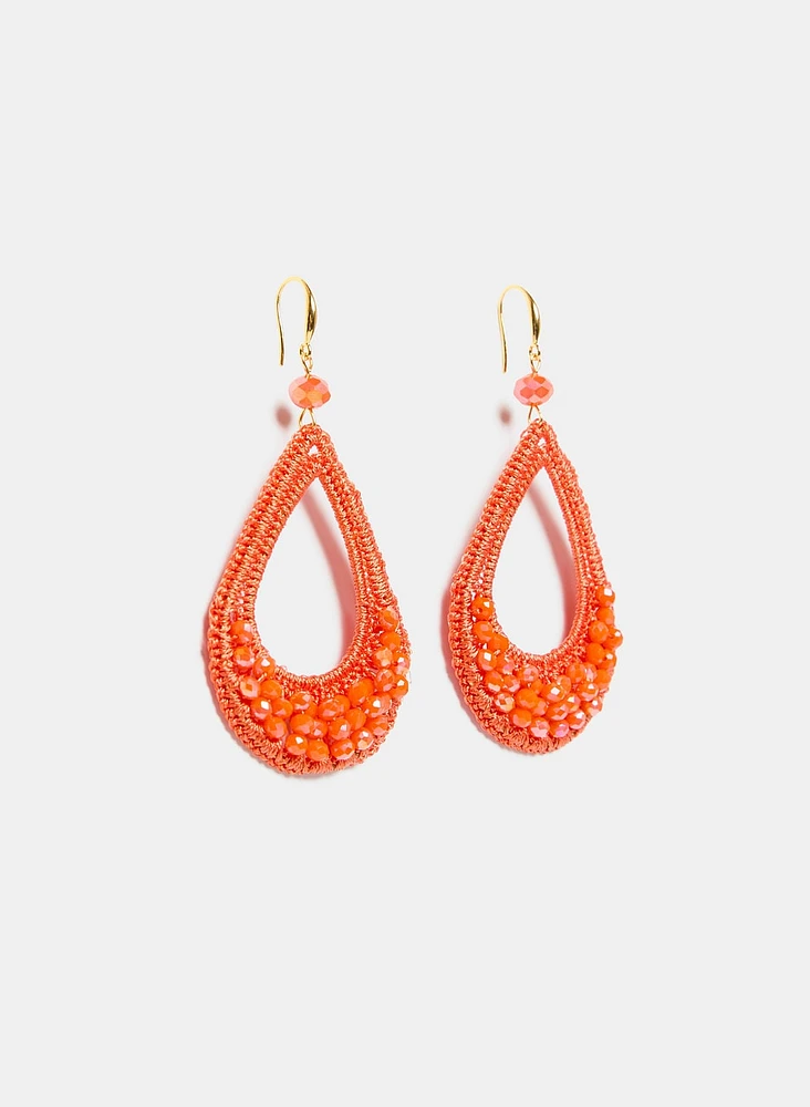 Boucles d'oreilles pendantes en goutte d'eau