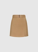 Stretch Linen Skort