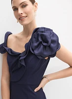 Asymmetrical Ruffle Dress