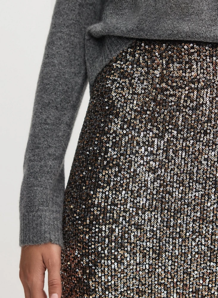 Sequin Pencil Skirt