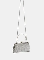 Trapeze-Shaped Crystal Clutch