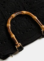 Bamboo Top Handle Bag